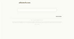 Desktop Screenshot of aibiotech.com