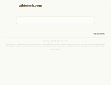 Tablet Screenshot of aibiotech.com